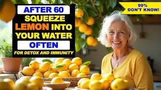 After 60, Squeeze Lemon into Your Water – For Detox and Immunity