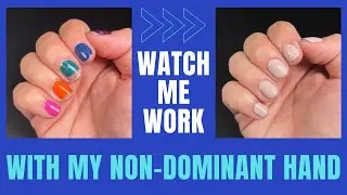 Watch Me Work Using Non-Dominant Hand | No Talking With Captions