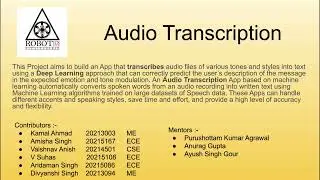 Audio Transcription