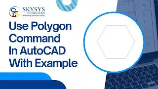 Polygon Command in AutoCAD || Polygon Command in AutoCAD With Example || Polygon Command