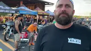 Vtwin Visionary--Thunder Press--Ready to party at Smoky Mtn H-D