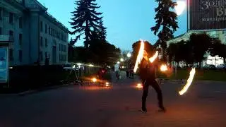 Еще один вид жонгляжа от коллектива REITON
