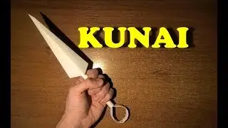 How to make a knife kunai | Origami knife