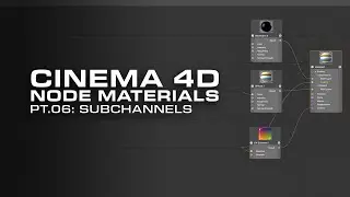 Cinema 4D Node-Materials, Pt 06: Subchannels & Context