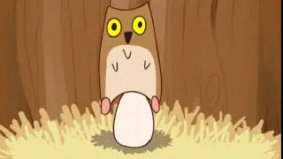 貓頭鷹生蛋-小動畫-Owl Egg Animation