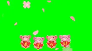 simple green screen background video