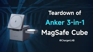 Teardown of Anker 3-in-1 MagSafe Charging Cube (For iPhone, Apple Watch, AirPods)