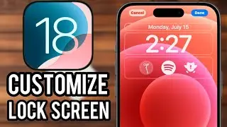 How to Customize Lock Screen in iOS 18!