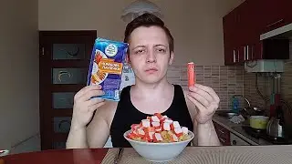 МУКБАНГ МАКАРОНЫ С КРАБОВЫМИ ПАЛОЧКАМИ. ОБЖОР МАКАРОНЫ С СУРИМИ