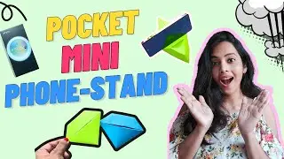 Pocket Mobile Stand😱 How to Make a Mobile Stand |  | Origami Phone Holder | DIY Mobile Holder | #diy