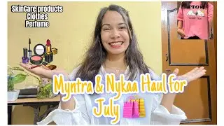Myntra & Nykaa Haul for July🛍️✨.          Starting from rs.80 /-