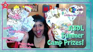 Prize Giveaways for ABDL Summer Camp: Crinklz Buccaneer, Fairy Tale, stuffies, medals & more!