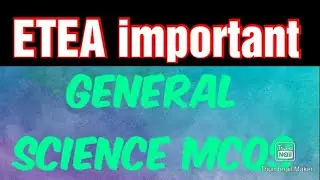 General Science mcqs for SST CT PST DM PET posts. ETEA mcqs.