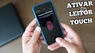 Como ativar o touch - leitor de impressão digital  do iPhone.