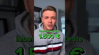 So viel musst du für 1500 Euro Rente jetzt sparen! #finanzen #altersvorsorge