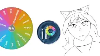 Drawing challenge with random colors 🎨