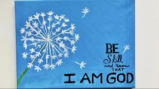Bible Verse Canvas Painting