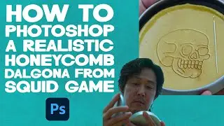 Squid Game Honeycomb Photoshop Tutorial