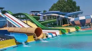 Kariba Water Gamepark. Греция. Паралия. Аквапарк. 2024 год. Недорогое место для всей семьи.