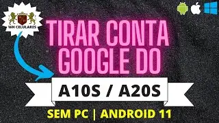 Desbloqueie agora,Conta Google A10s/A20s sem pc Android 11