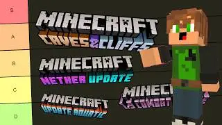 Ranking EVERY Minecraft Update in a Tier list