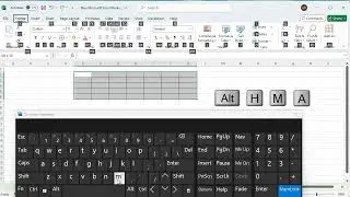 Shortcut key to merge and center cells in excel