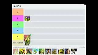 Shrek movies tier list