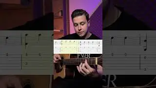 Простая фингерстайл мелодия для новичков #гитара с чего начал фингерстайл?