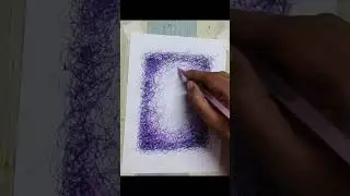 Easy Drawing Underwater with Scribbling // Dolphin drawing