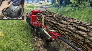 Transporting a Sequoia tree | Snow Runner | PXN V900 gameplay