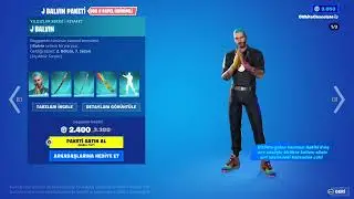 FORTNITE J-BALVIN SKİNİ ALDIM