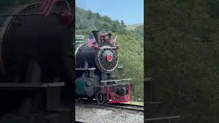 Whistling Into Town #steamtrain #tweetsierailroad #northcarolina