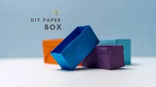 Easy Origami Paper Box Tutorial | Make Your Own Gift Box in Minutes! 📦✨