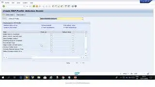 GU SAP S4H Create an MRP profile