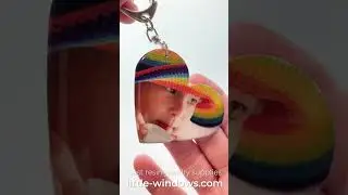Resin How-To: Heart Photo Keychain - Short  