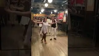 Ryu & Kana Salsa On2 Lesson @El Cafe Latino
