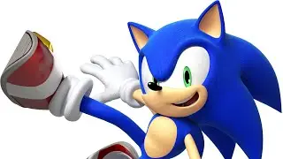 Finished Drawing Sonic The Hedgehog