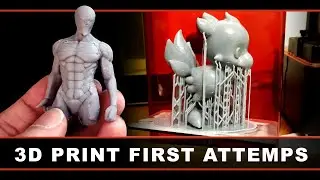 3D Printing First Attempts with the Elegoo Mars Pro