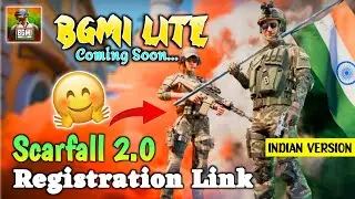 🔥Bgmi Lite Registration | Scarfall 2.0 Pre Registration | Pubg Lite New Update | Scarfall 2.0 update
