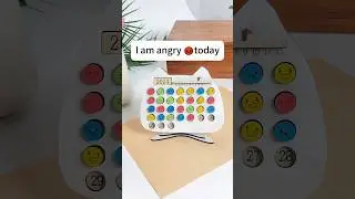 I am angry today 😡Laser Cut Mood Calendar 🗓️ by NEJE Max4