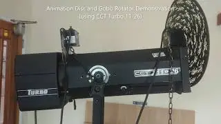 Demonstration of Animation Disc and Gobo Rotator