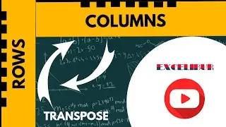 Transpose in Excel | Rows to Columns in Excel