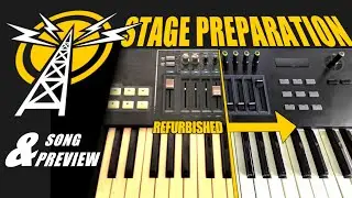 Michael refurbished his keyboard ... for STAGE