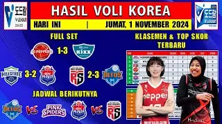 Hasil Liga Voli Korea 2024 Hari Ini - Ai Pappers vs GS Caltex - Klasemen Korean V League 2024