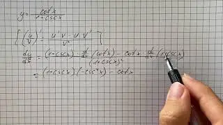 Derivatives involving other trigonometric functions Find the derivative of the following | Plainmath