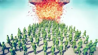 100x ZOMBIES vs ARMY GODS - Totally Accurate Battle Simulator TABS