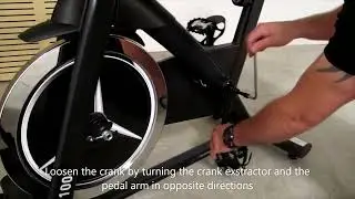How to change the crank system on your spinbike