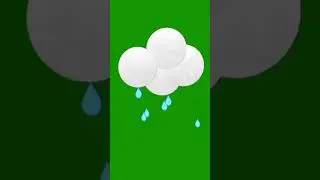 raining Clouds cartoon Animation 