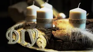 IDEEN für deinen ADVENTSKRANZ DIY | Dekoinspirationen auf Naturkranz aus Baumrinde