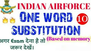 One word substitution 10 for Airforce & Navy